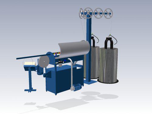 Máquina que lava arame com água quente e em alta pressão